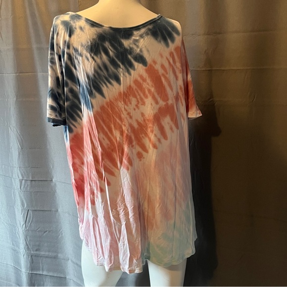 tie dye tshirt shirt sleeves Women’s medium 24/7 by Maurices - Picture 4 of 8